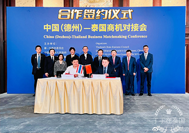 中国（德州）—泰国商机对接会成功举办，泰国阳光电商园受邀参加